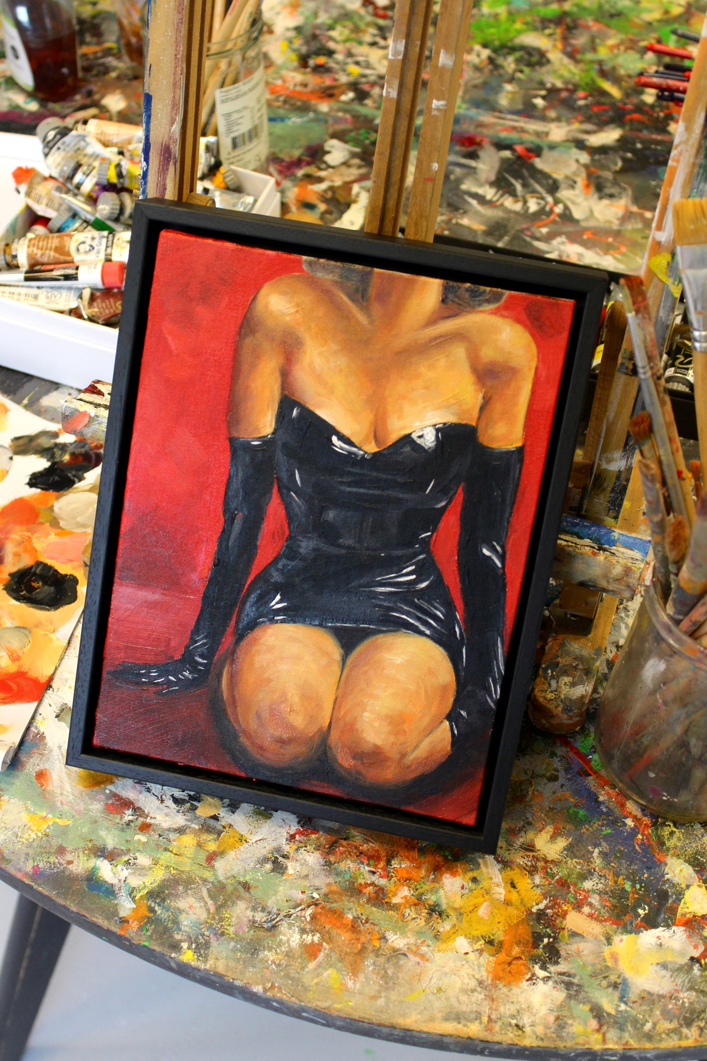 Enigma in leather